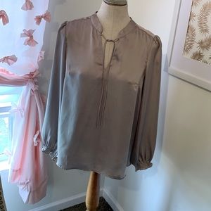 Loft Split Neck Blouse